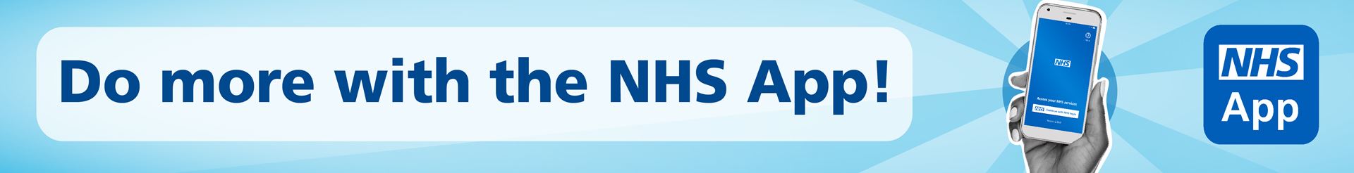 nhs app banner